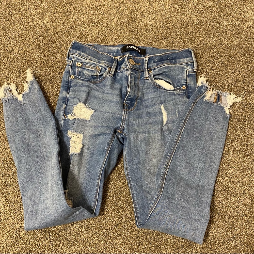 EXPRESS Ripped Jeans - Picture 3 of 5